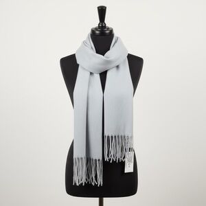 NEW Style & Co. Soft Blue Fringed Pashmina Scarf